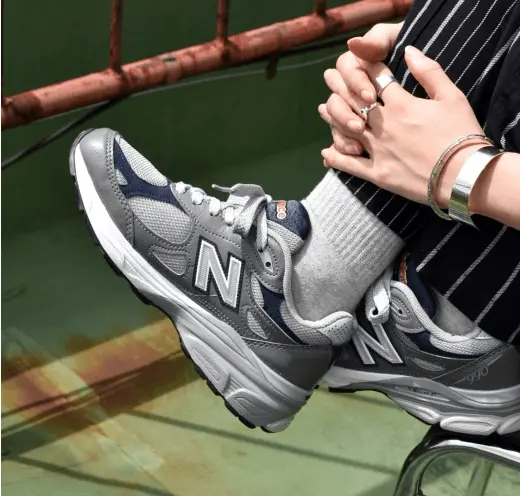 Giày New Balance 990v3 ‘Leather Grey’ M990GJ3 - Ảnh 3