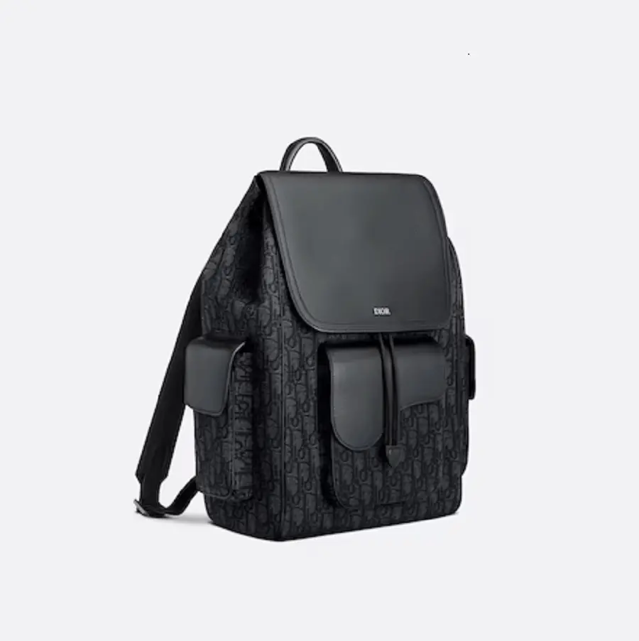 Alternative view of Balo Dior Saddle Backpack 'Black' 1ADBA161YKS_H03E