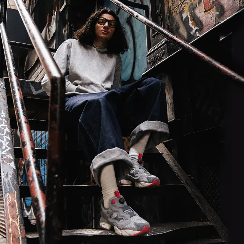 Alternative view of Giày Reebok Instapump Fury OG x Staple x DEAL 'Grey' GY3437