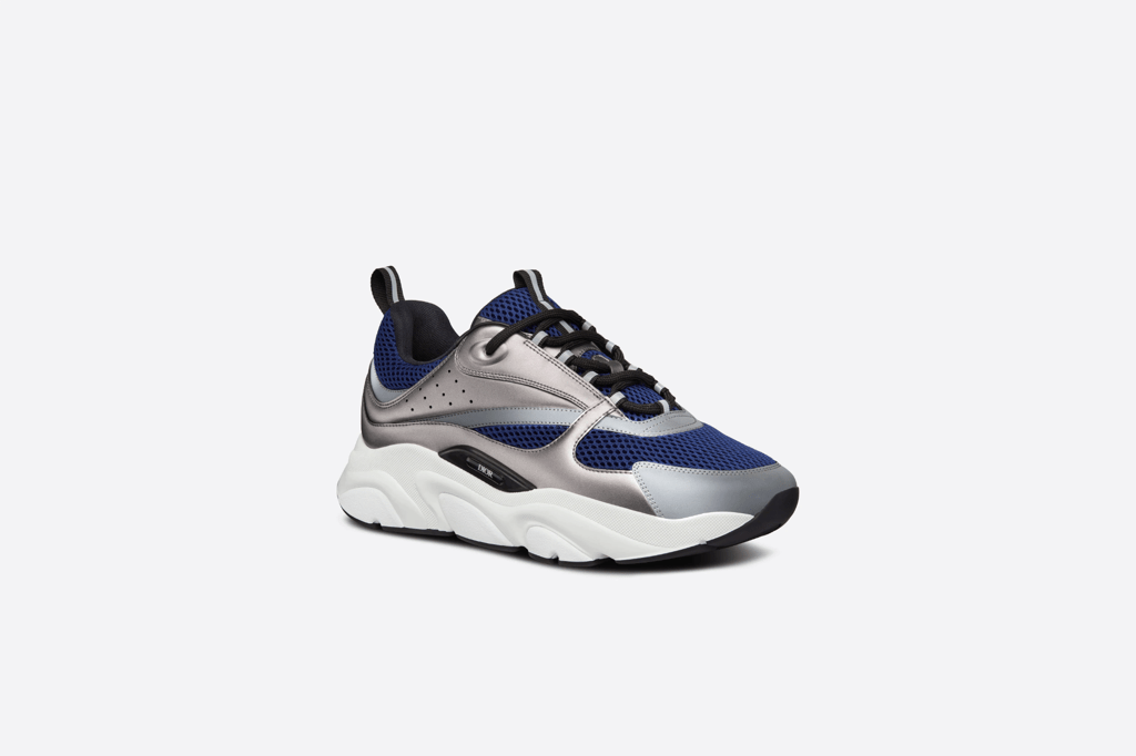 Giày Dior B22 Sneaker 'Blue Silver' 3SN231ZRZ-H865 - Ảnh 7