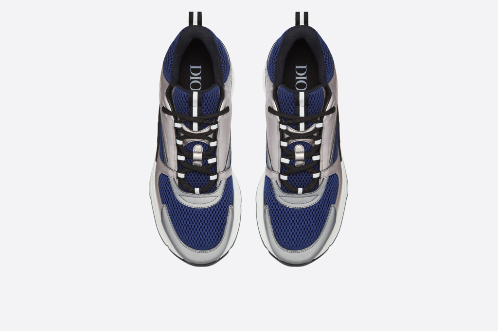 Giày Dior B22 Sneaker 'Blue Silver' 3SN231ZRZ-H865 - Ảnh 5