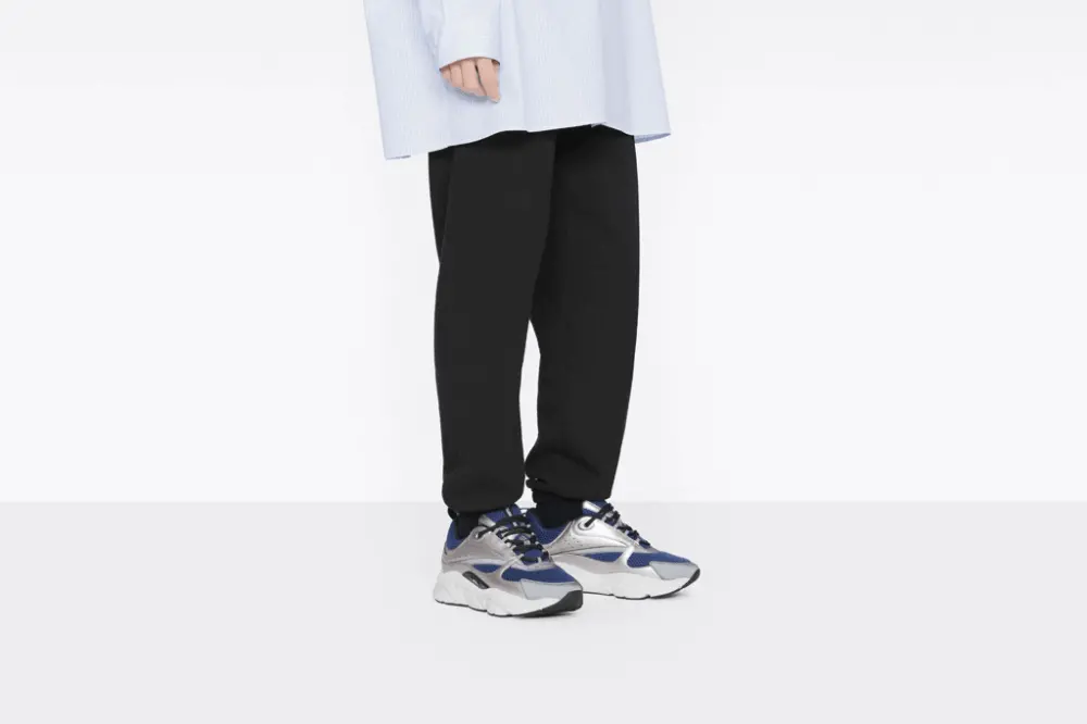 Giày Dior B22 Sneaker 'Blue Silver' 3SN231ZRZ-H865 - Ảnh 4