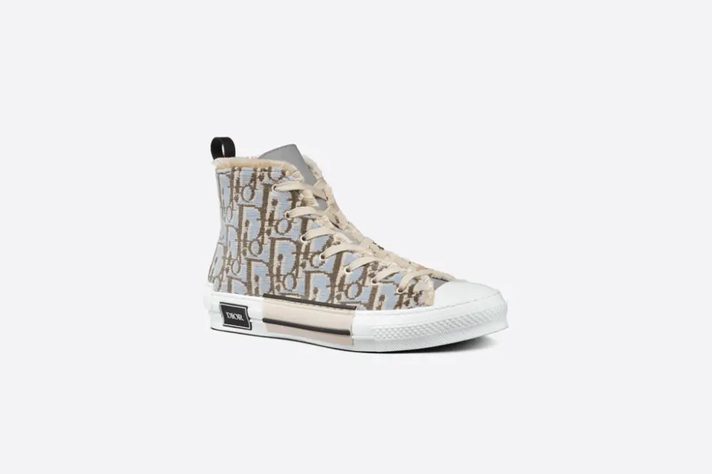 Giày Dior B23 High-Top 'Greige Dior Tapestry' 3SH129ZGT-H861 - Ảnh 6