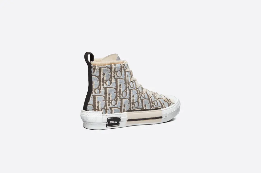 Giày Dior B23 High-Top 'Greige Dior Tapestry' 3SH129ZGT-H861 - Ảnh 5