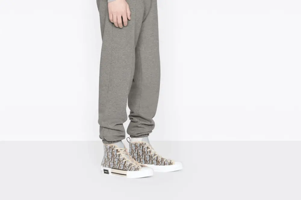 Giày Dior B23 High-Top 'Greige Dior Tapestry' 3SH129ZGT-H861 - Ảnh 3