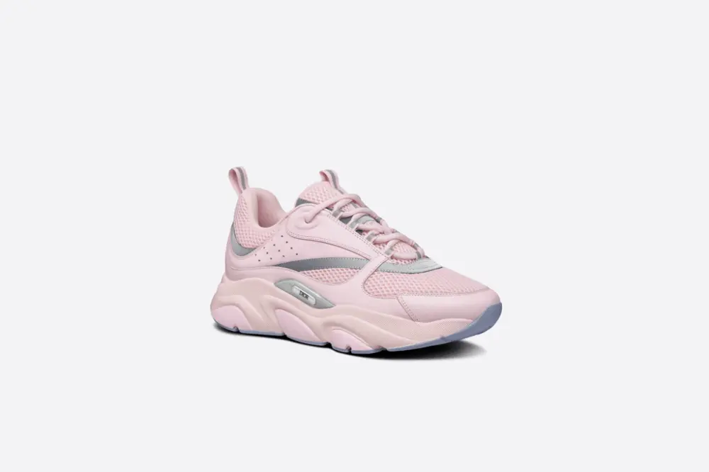 Giày Dior B22 Sneaker 'Pink Technical Mesh' 3SN231ZRY-H400 - Ảnh 7