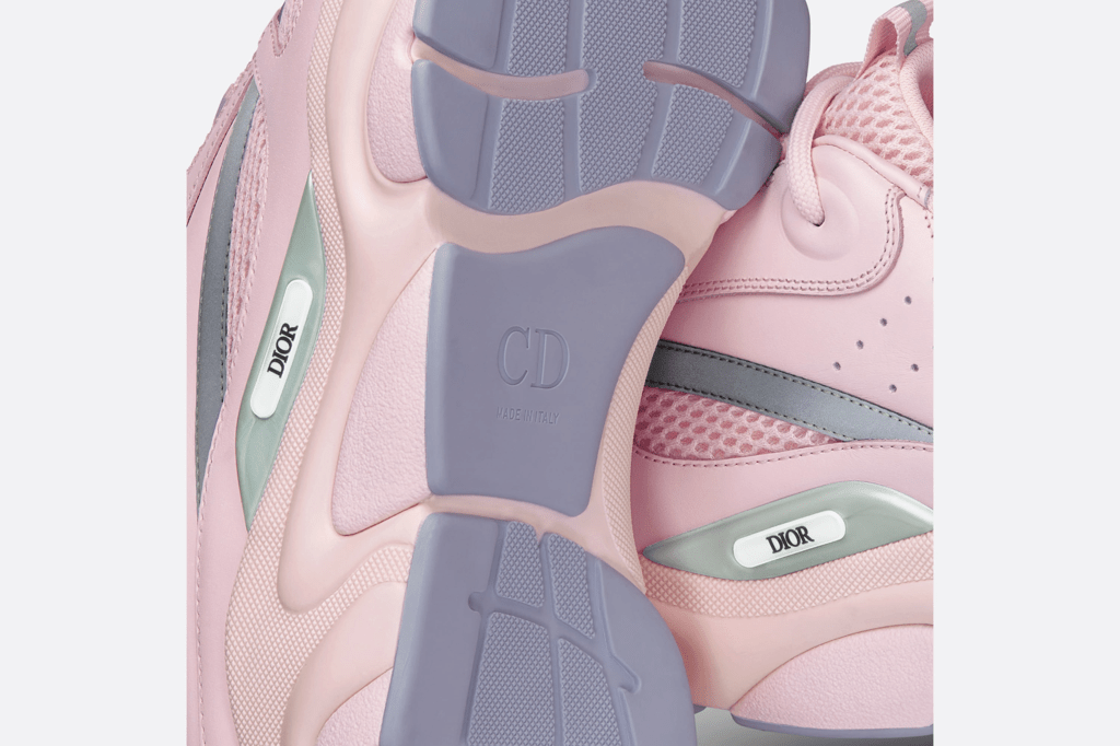 Giày Dior B22 Sneaker 'Pink Technical Mesh' 3SN231ZRY-H400 - Ảnh 4
