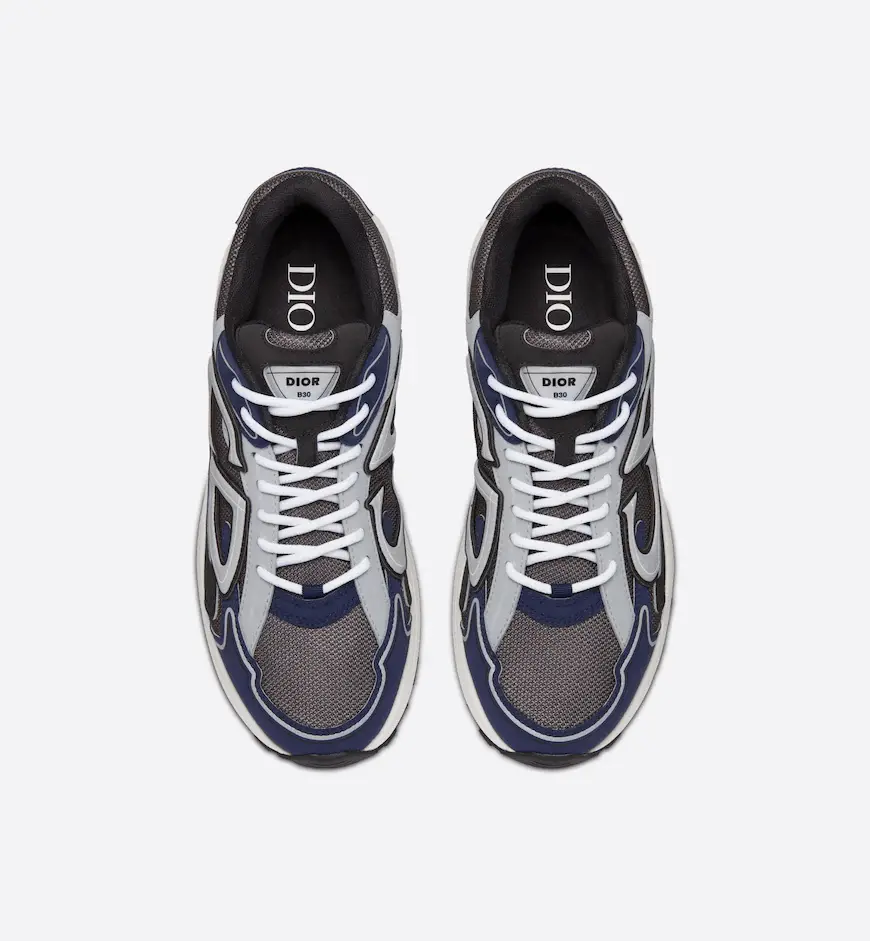 Alternative view of Giày Dior B30 Sneaker 'Anthracite Gray Blue' 3SN279ZRB-H865
