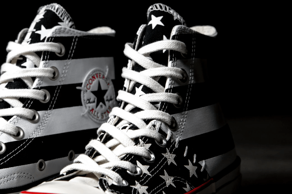 Giày Converse Chuck 70 Archive Stripes 'Black White' 166425C - Ảnh 5