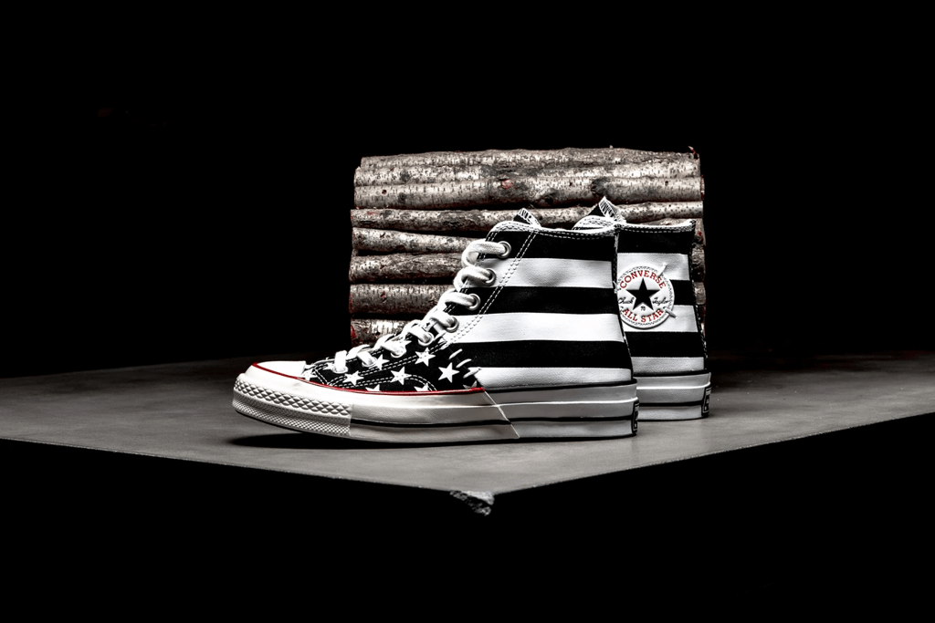 Giày Converse Chuck 70 Archive Stripes 'Black White' 166425C - Ảnh 3