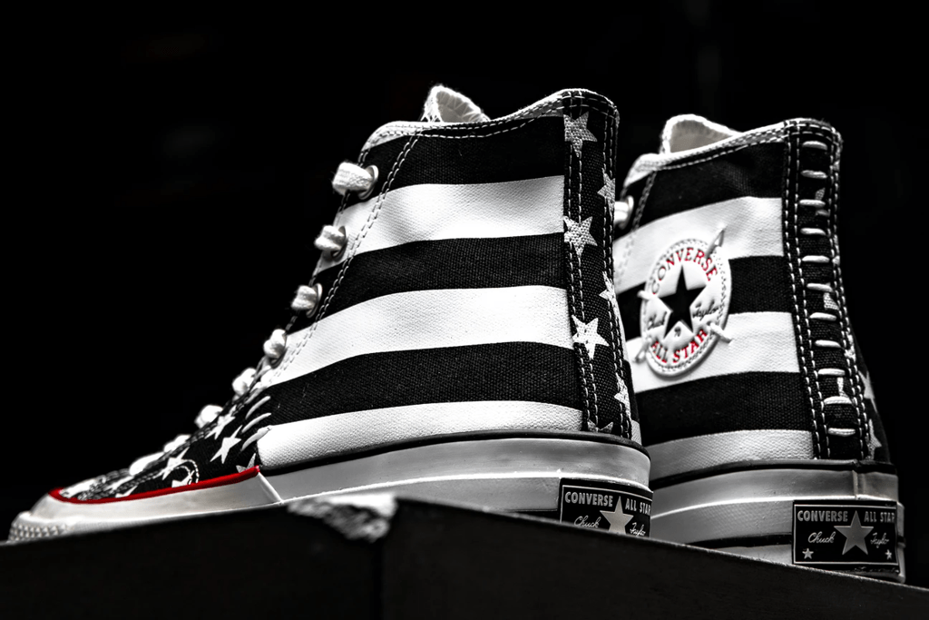 Giày Converse Chuck 70 Archive Stripes 'Black White' 166425C - Ảnh 7