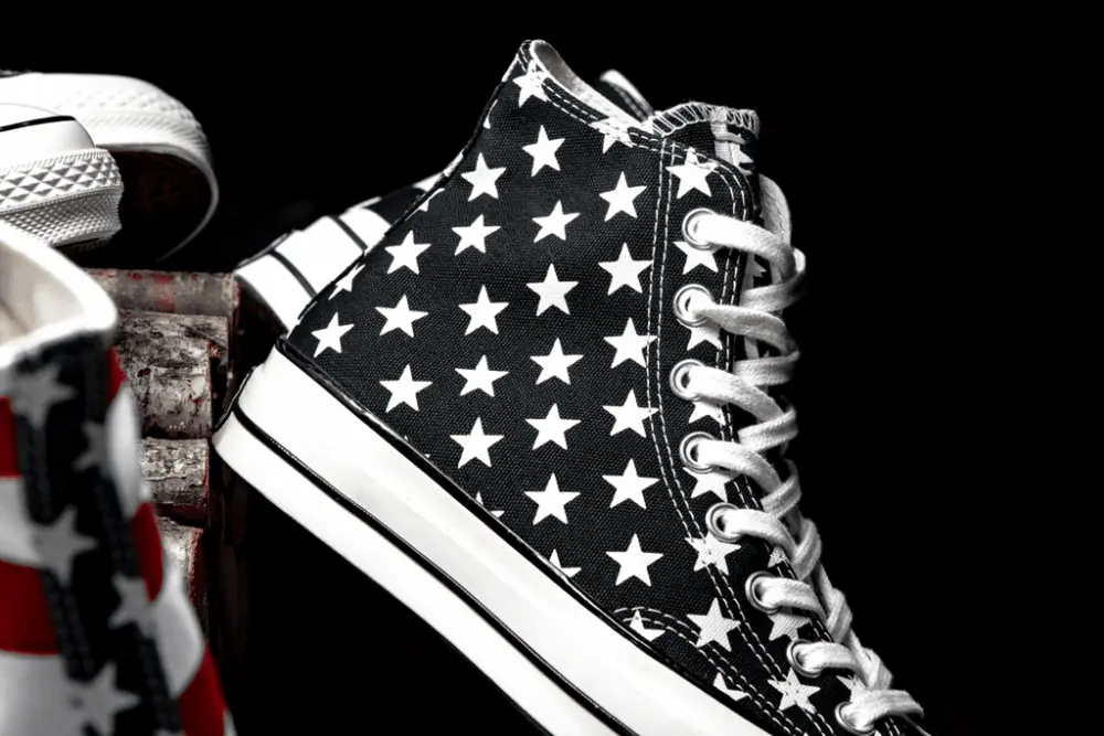 Giày Converse Chuck 70 Archive Stripes 'Black White' 166425C - Ảnh 6
