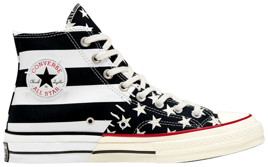 Giày Converse Chuck 70 Archive Stripes 'Black White' 166425C