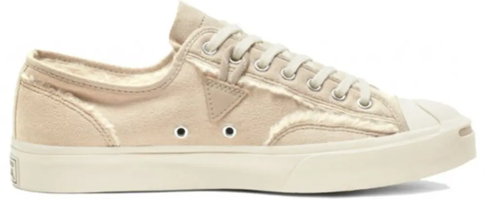 Giày Converse Faux Fur-Lined Leather Jack Purcell 'Pink' 166512C