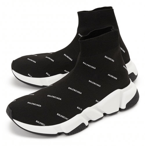 Giày Balenciaga Wmns Speed Trainer 'Black White' 525721 W0650 1006 - Ảnh 2