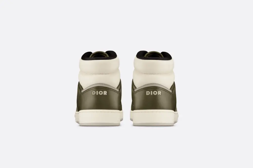Giày Dior B27 High 'Olive Cream Dior' 3SH133ZIR-H661 - Ảnh 4