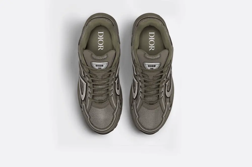 Giày Dior B30 Sneaker 'Olive Mesh' 3SN279ZRD-H680 - Ảnh 4
