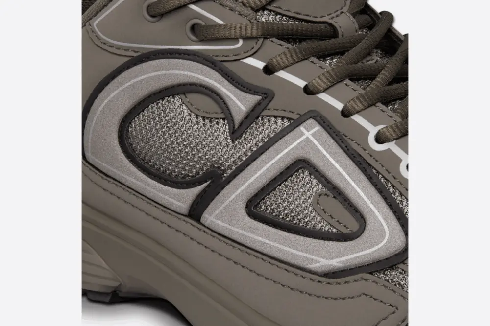 Alternative view of Giày Dior B30 Sneaker 'Olive Mesh' 3SN279ZRD-H680