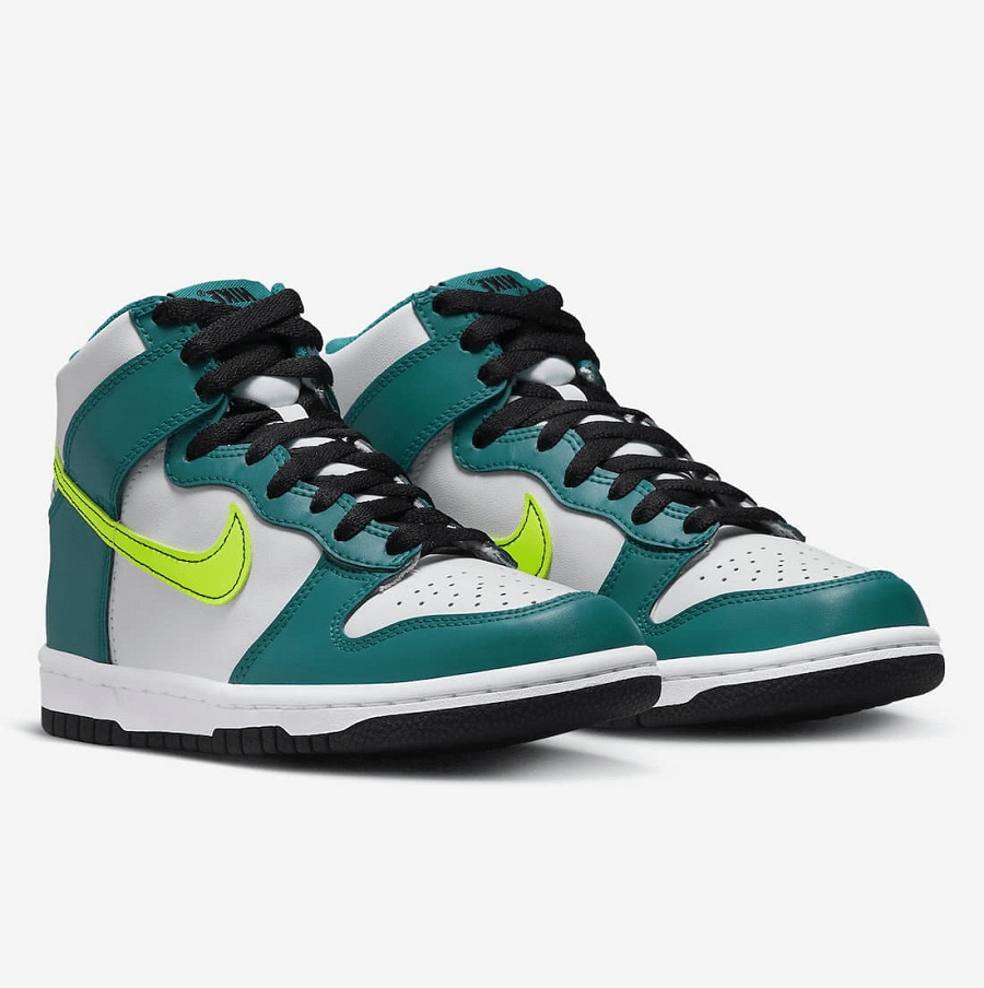 Giày Nike Dunk High Bright Spruce Volt GS DB2179-109 - Ảnh 5