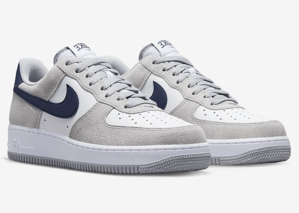 Giày Nike Air Force 1 '07 'Light Smoke Grey Navy' FD9748-001 - Ảnh 5