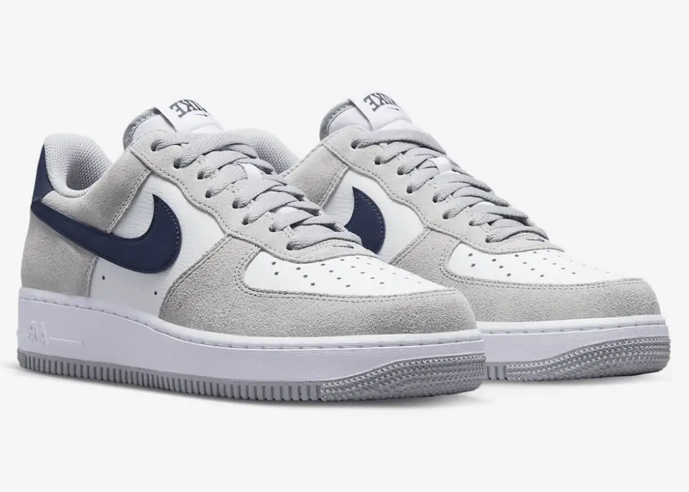 Giày Nike Air Force 1 '07 'Light Smoke Grey Navy' FD9748-001 - Ảnh 5