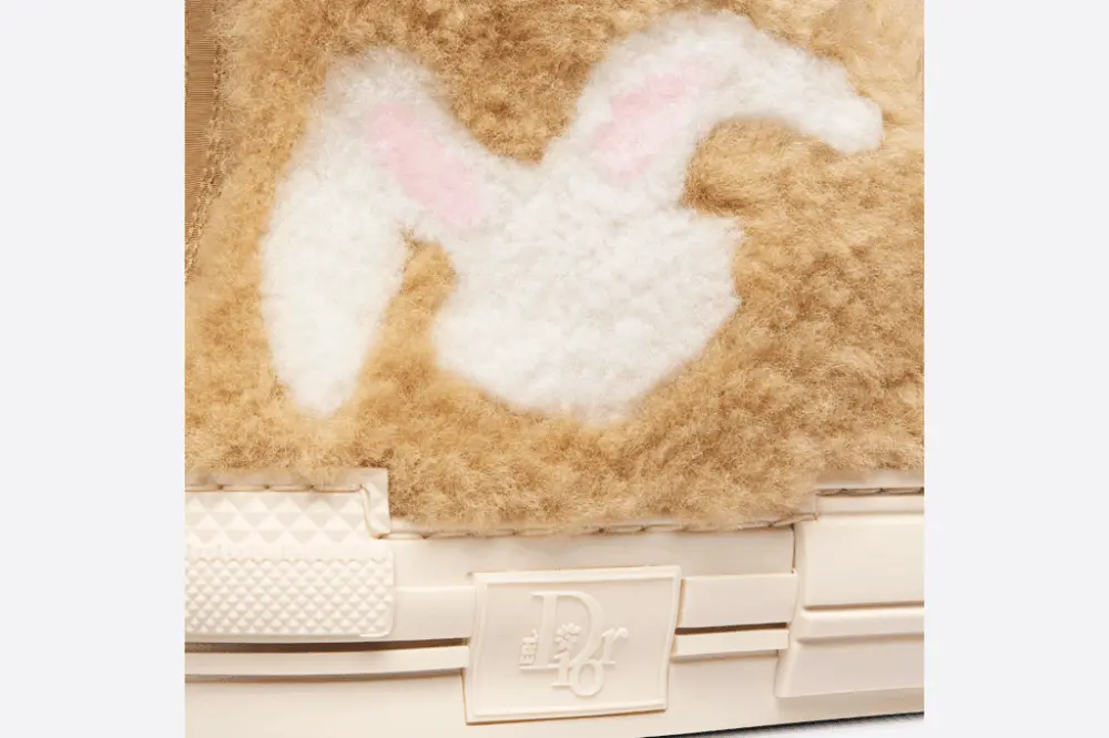 Giày Dior By Erl B23 High 'Beige Shearling Rabbit' 3SH129ZTR-H100 - Ảnh 4