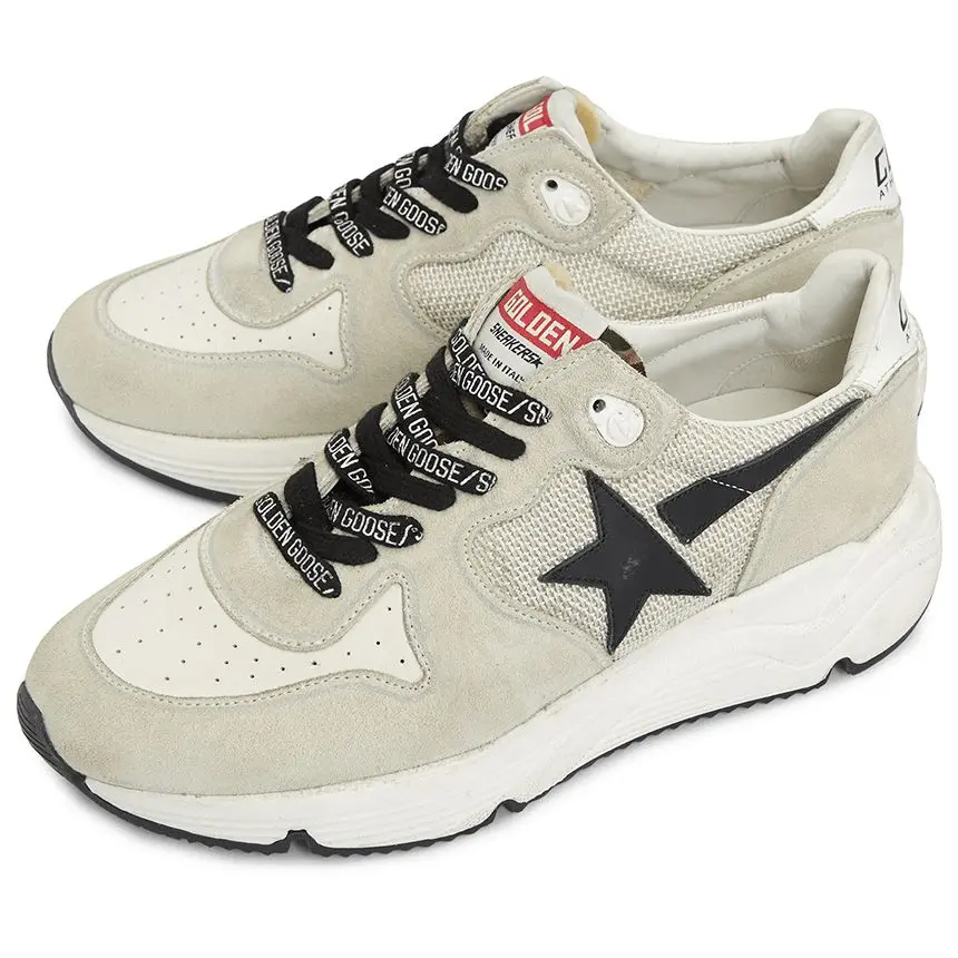 Alternative view of Giày Golden Goose Running 'Silver Black' GMF00126-F003346-70240