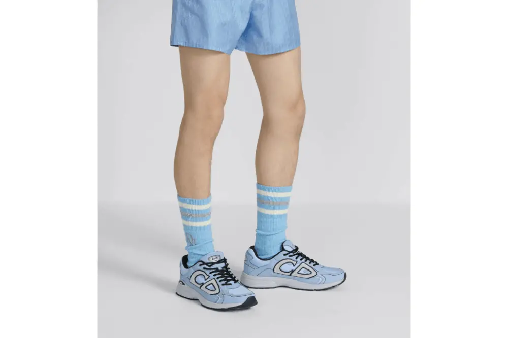 Alternative view of Giày Dior B30 Sneaker 'Blue Mesh' 3SN279ZRD-H568