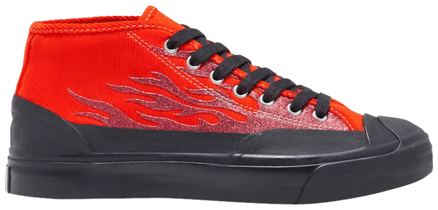 Giày Converse ASAP Nast x Jack Purcell Mid 'Red Flames' 167378C