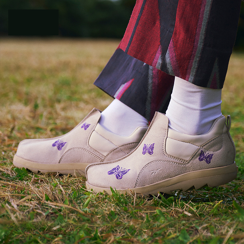 Giày Reebok Beatnik Moc 'Needles Beige Purple' HP2977 - Ảnh 2