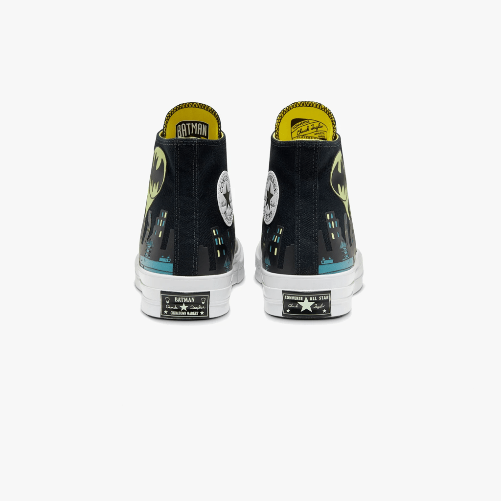 Giày Converse DC Comics x Chinatown Market x Chuck 70 High 'Gotham City Glow In The Dark' 167511C - Ảnh 4