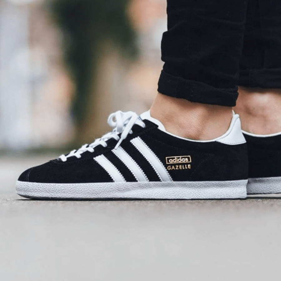 Giày Adidas Wmns Gazelle OG ‘Core Black’ FV7773 - Ảnh 4