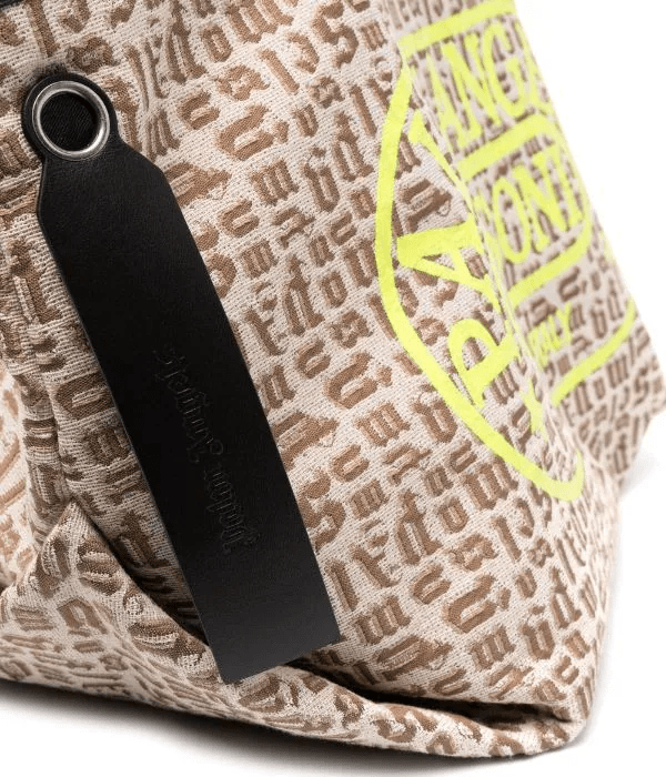 Túi Palm Angels x Missoni Monogram Cabas Tote Bag PWNA036F21LEA0028418 - Ảnh 5