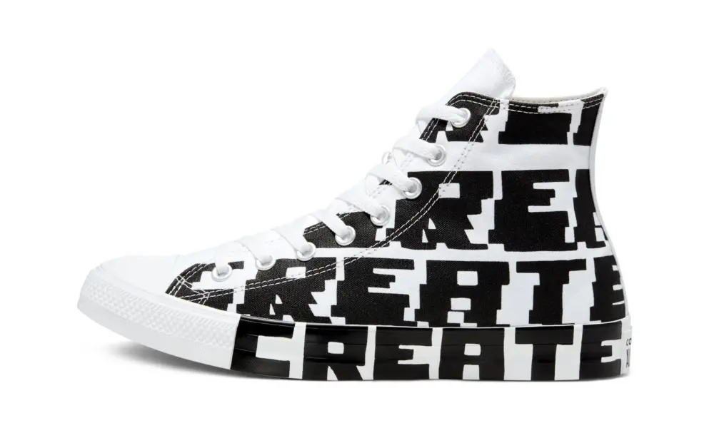 Alternative view of Giày Converse Chuck 70 Low 'Create Future - Black White' 168556F