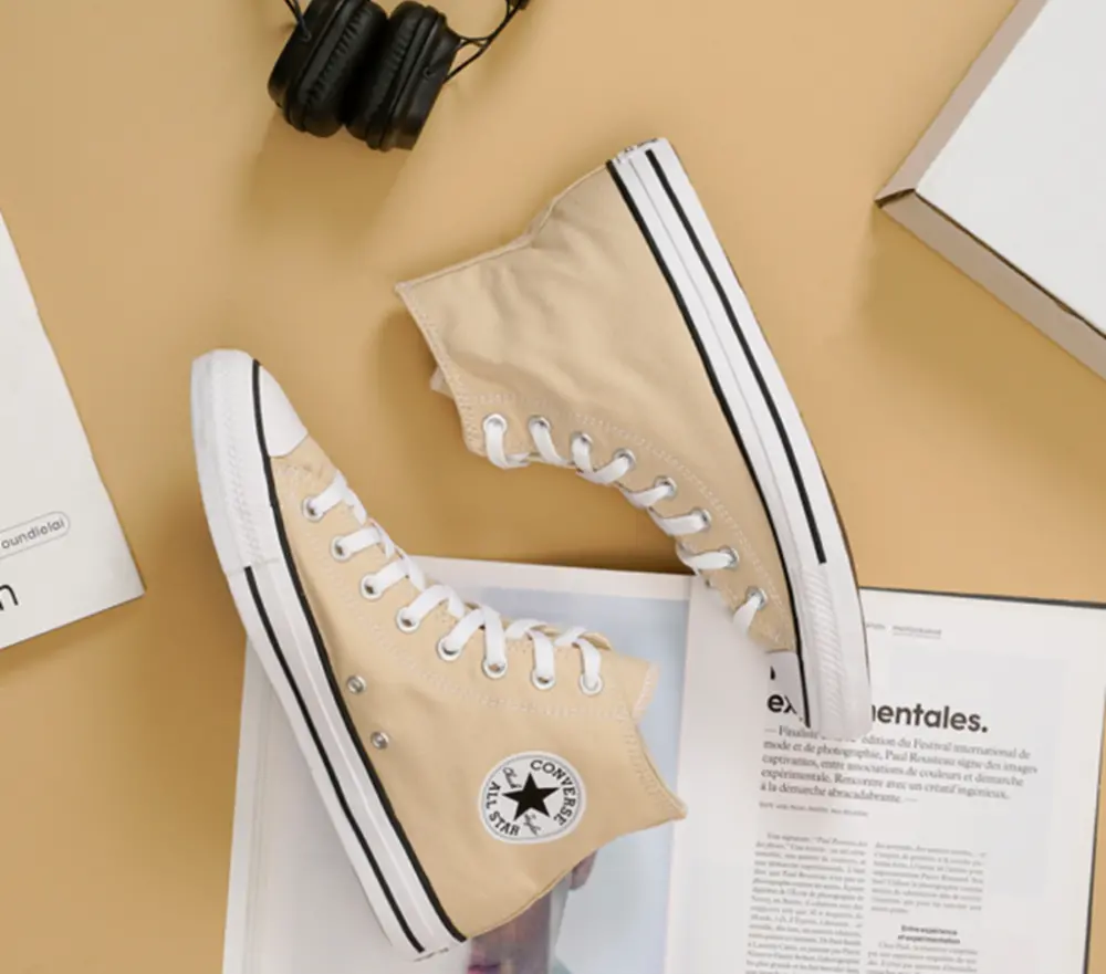 Alternative view of Giày Converse Chuck Taylor All Star High Seasonal Color  'Farro' 168575V