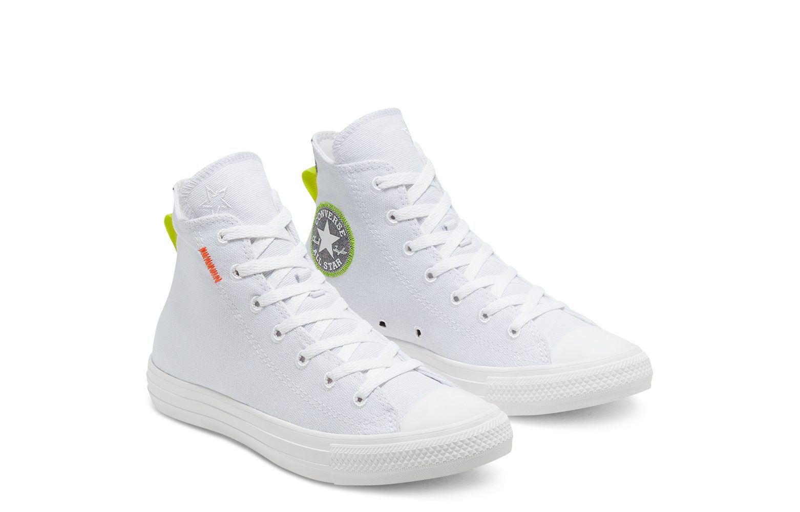 Giày Converse Chuck Taylor All Star Renew High 'White Lemon Venom' 168594C - Ảnh 3