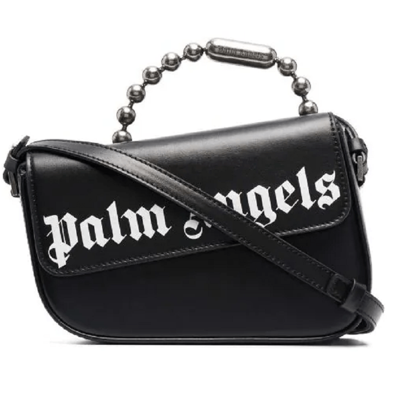 Túi Palm Angels Crash Logo-print Tote Bag PWNP002F21LEA0011001