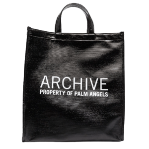 Túi Palm Angels Black Archive Shopper Tote PMNA053F21LEA0011001