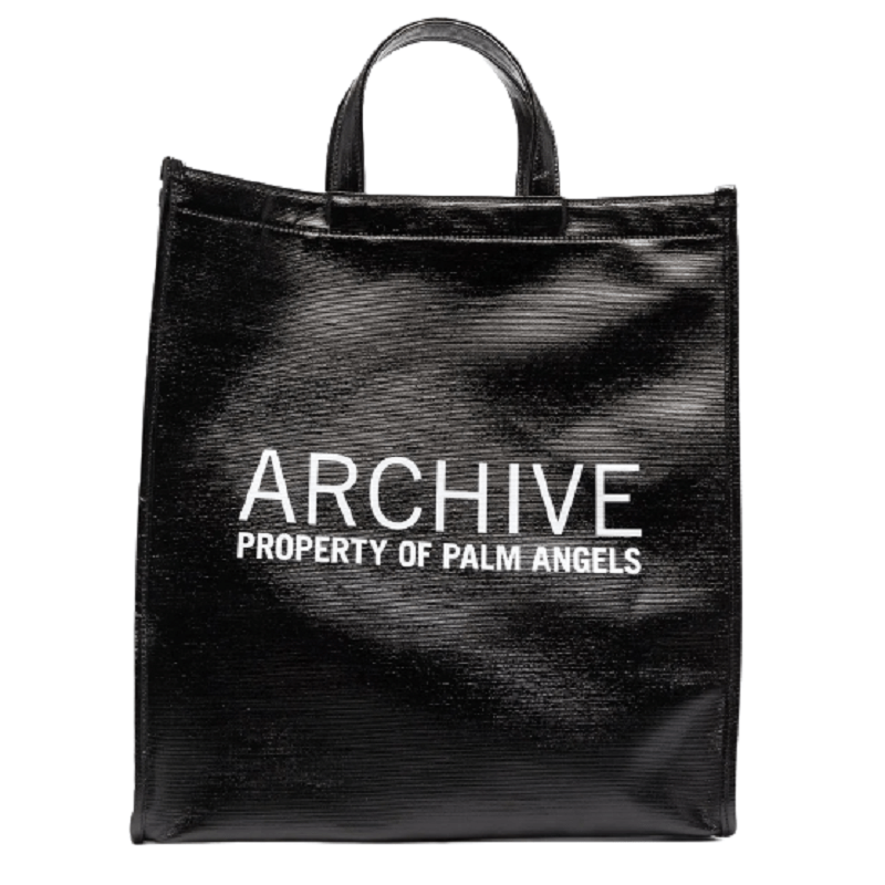 Túi Palm Angels Black Archive Shopper Tote PMNA053F21LEA0011001