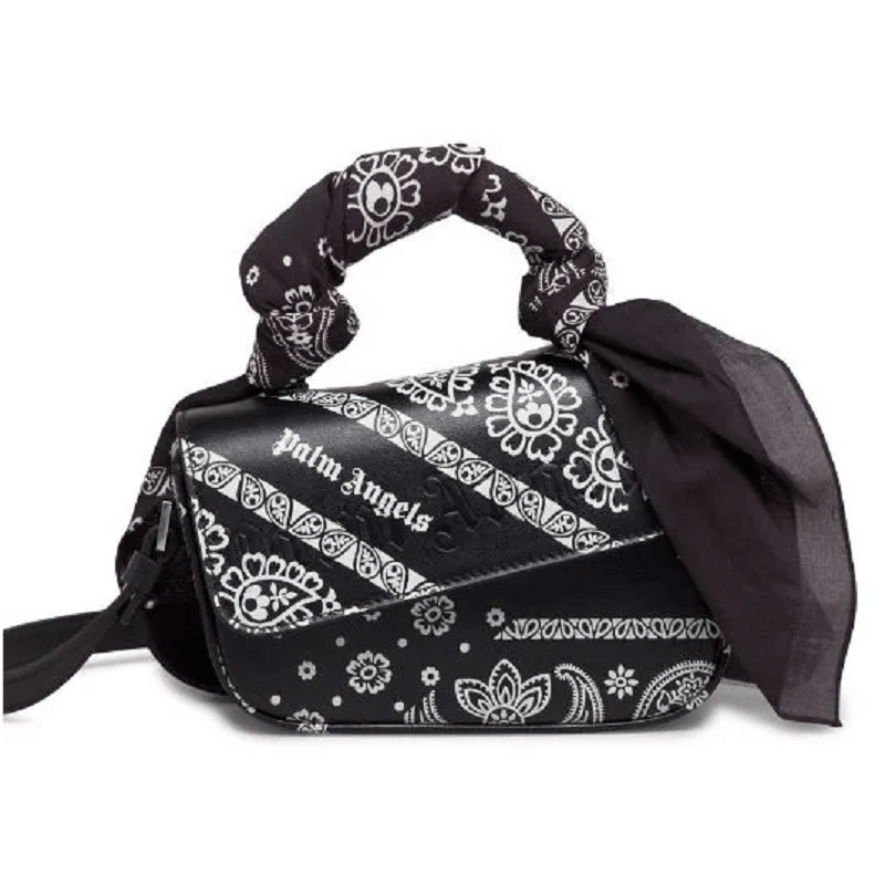 Túi Palm Angels Bandana 'Black White' PWNP004F21LEA0011001