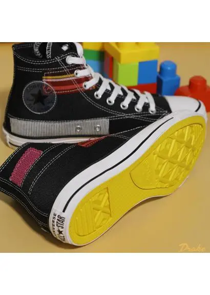 Giày Converse Chuck Taylor All Star High 'Hacked Fashion Black Cactus Flower' 168745C - Ảnh 6