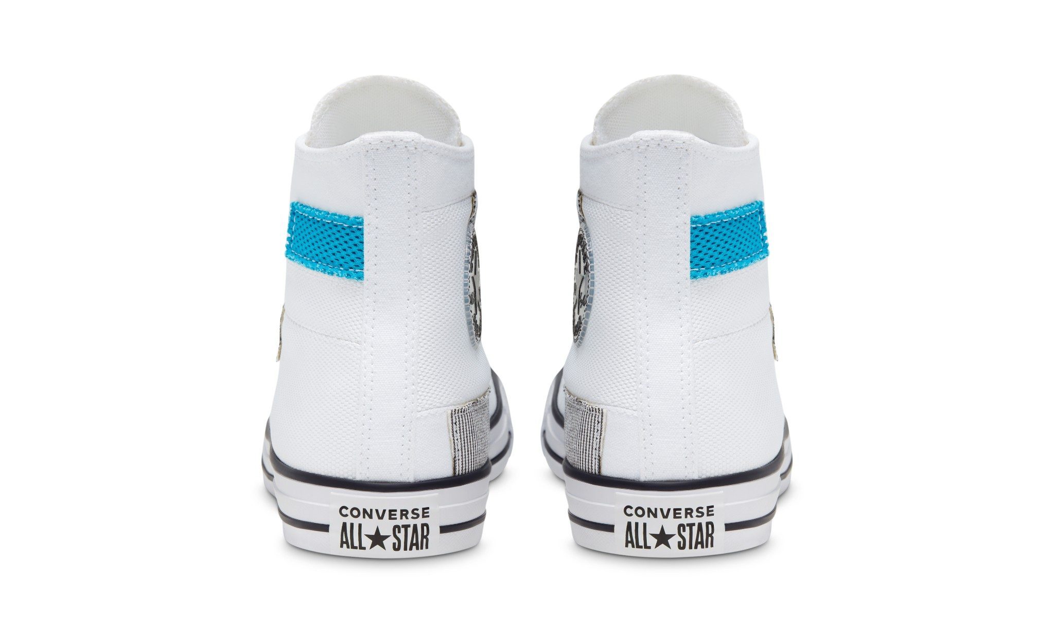 Giày Converse Chuck Taylor All Star High 'Hacked Fashion White Sail Blue' 168746C - Ảnh 5