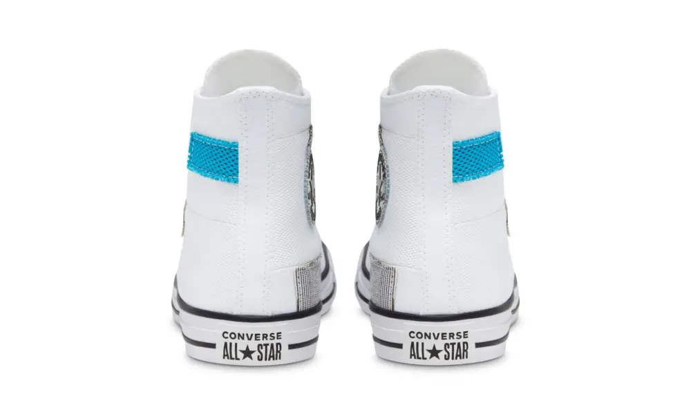 Giày Converse Chuck Taylor All Star High 'Hacked Fashion White Sail Blue' 168746C - Ảnh 5