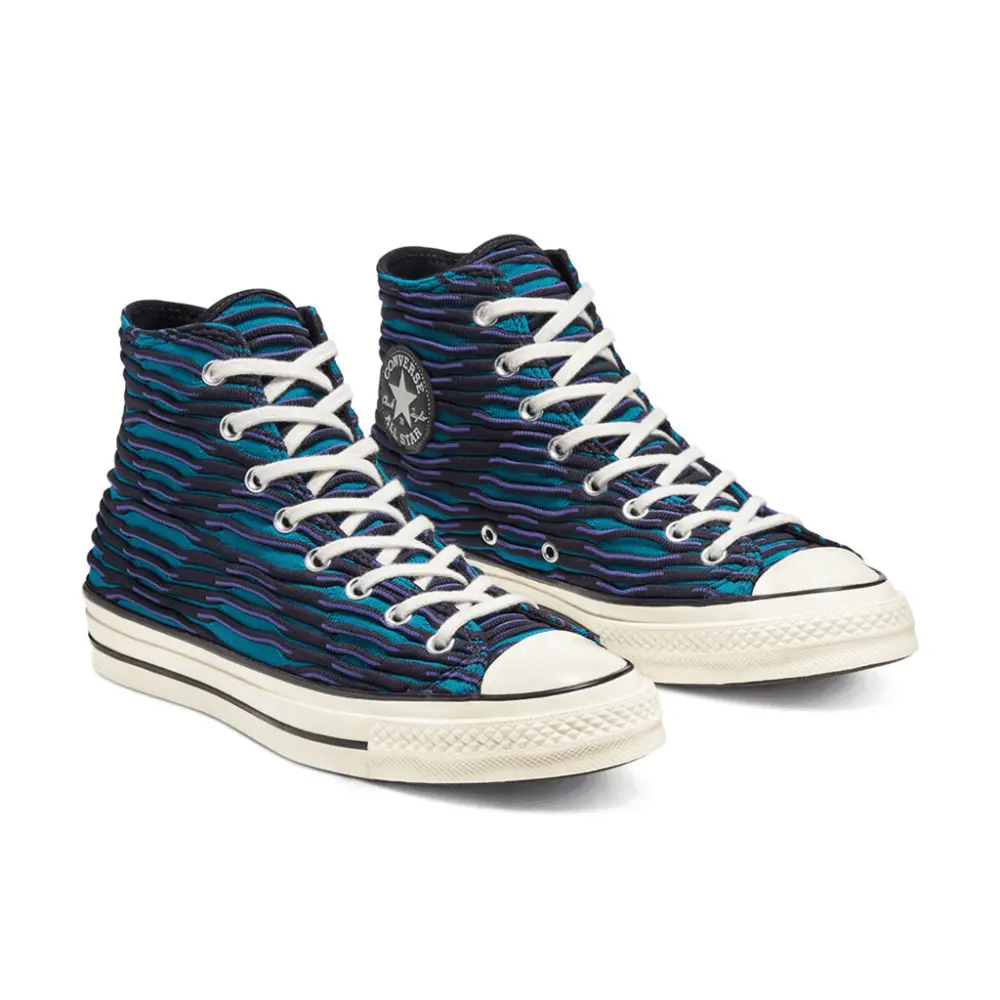 Giày Converse Chuck 70 High 'Vibrant Knit Ocean Depths' 168757C - Ảnh 3