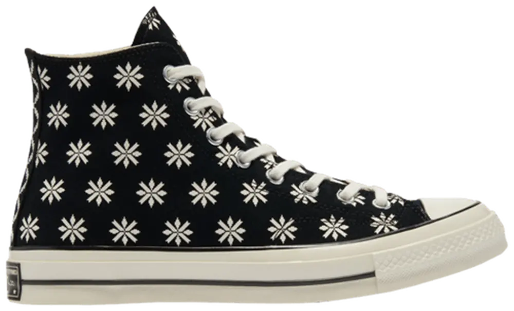 Giày Converse Chuck 70 High 'Holiday Sweater Black' 169534C