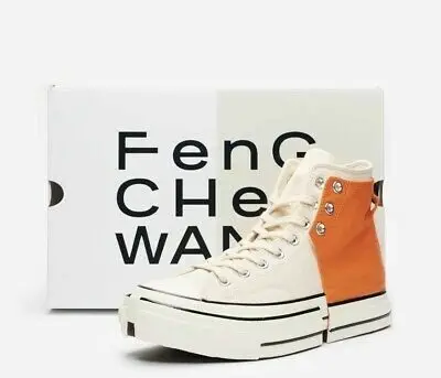 Giày Feng Chen Wang x Converse Chuck 70 2-in-1 'Persimmon Ivory' 169840C - Ảnh 3