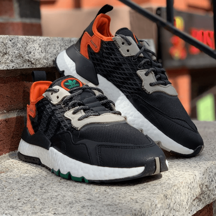 Giày Adidas Nite Jogger 'Cordura Black Orange' EE5549 - Ảnh 3