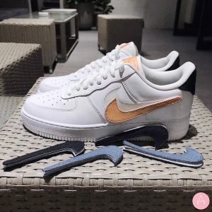 Alternative view of Giày Nike Air Force 1 Low '07 LV8 'Removable Swoosh - White Vachetta Tan' CT2253-100