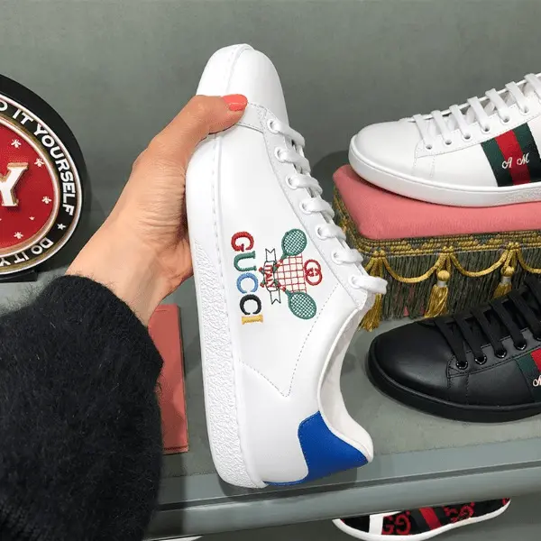 Giày Gucci Wmns Ace 'Tennis' 602684-AYO70-9096 - Ảnh 6