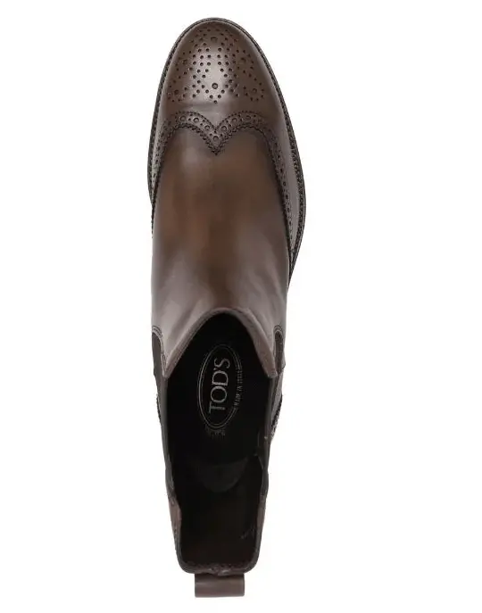 Giày Tod’s Ankle Boots In Leather Brown XXM01E0EA20D9CS801 - Ảnh 2